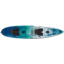 Old Town Ocean Kayak Malibu Two XL Horizon Recreational Kayak - Top Down View