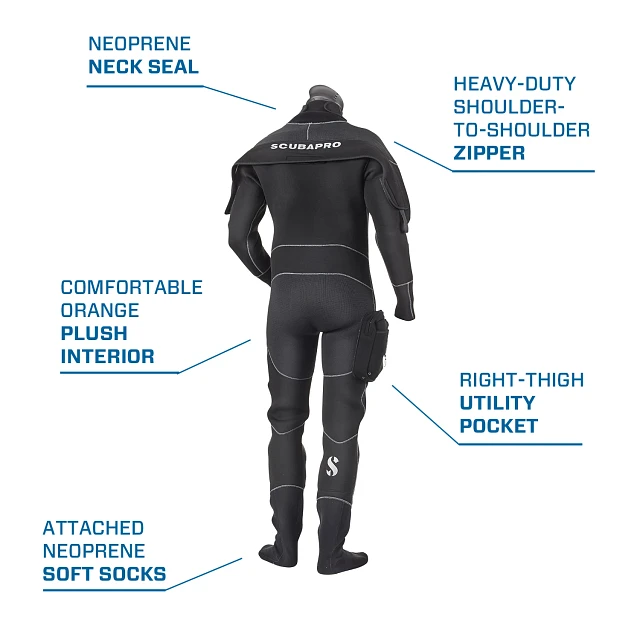 60.853.XX0, Everdry 4 Drysuit, 4mm, Men