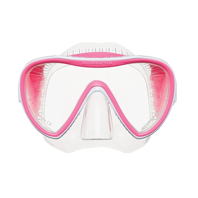 Synergy 2 Trufit Dive Mask, Clear/White-Pink