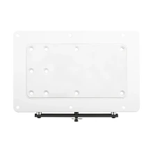 Top view of white composite quick release bracket