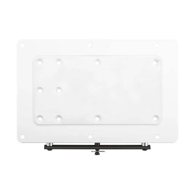 Top view of white composite quick release bracket