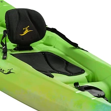 Comfortable seat and hatch on Old Town Ocean Kayak Malibu Two XL kayak