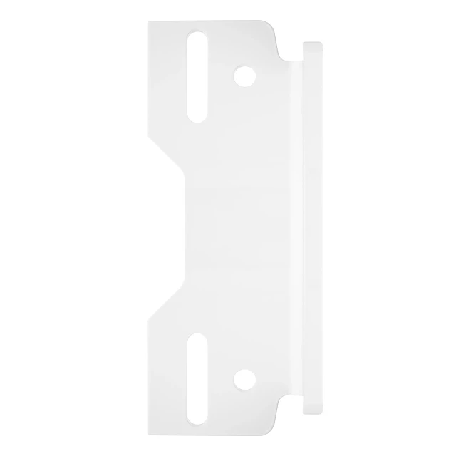 Back view of white, Raptor sandwich bracket