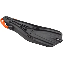 GO Travel Fin, Black w/Orange Strap, XL