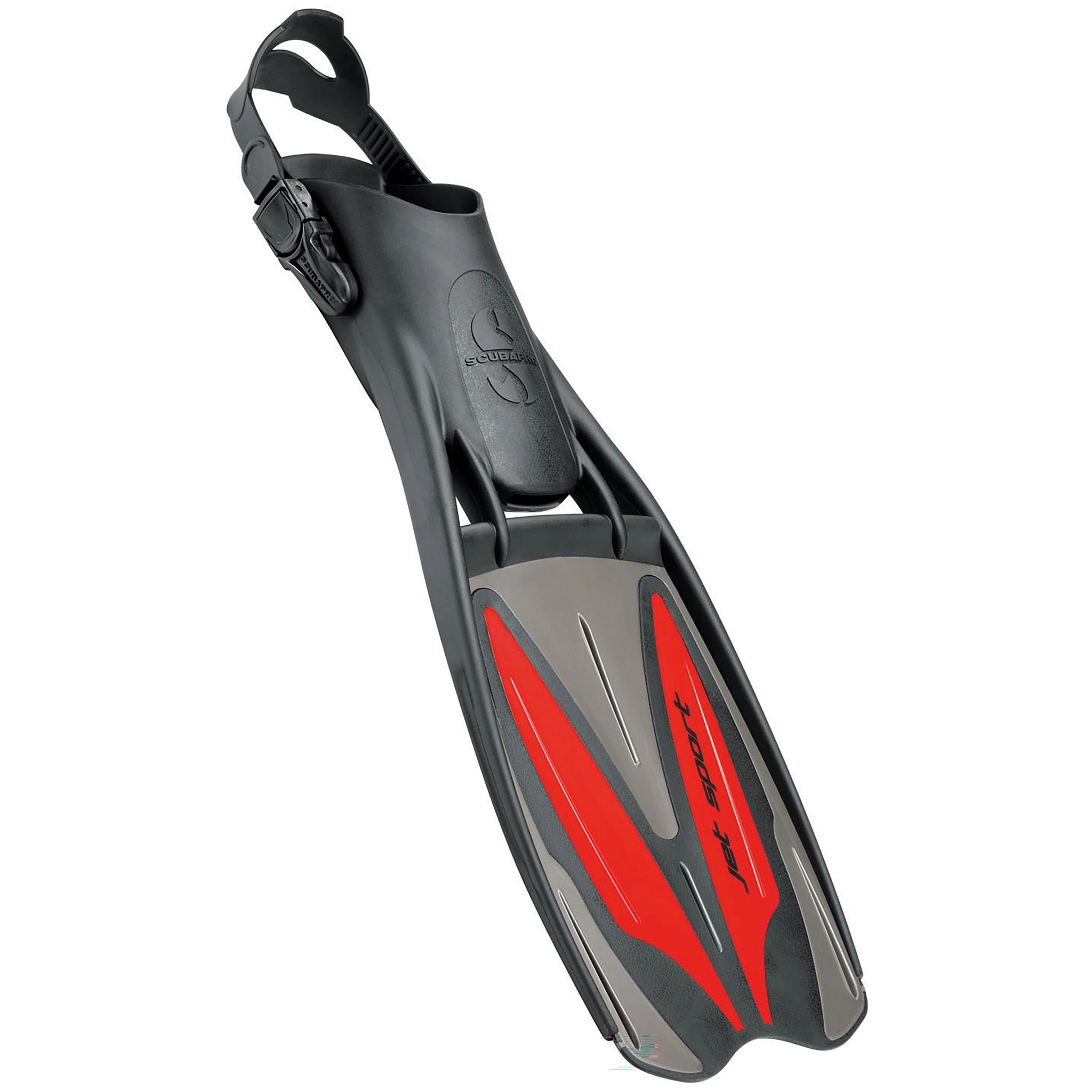 Jet Sport Fin, Red, XS