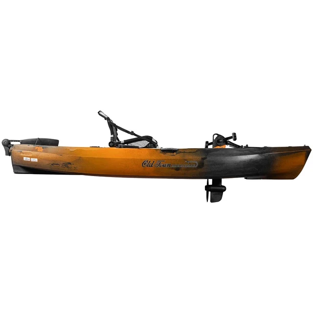 Old Town Sportsman PDL 106 - Ember Camo Side View with Prop Down