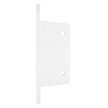 Front view of white, Raptor sandwich bracket