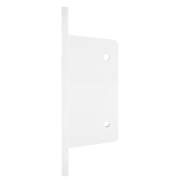 Front view of white, Raptor sandwich bracket