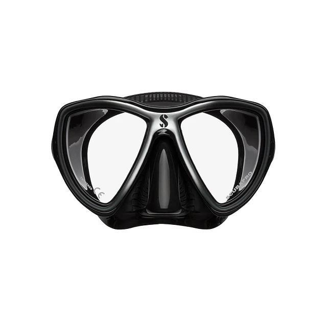 24.716.130, Synergy Mini Dive Mask, Black Skirt, Black/Silver