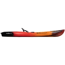 Old Town Ocean Kayak Malibu 11.5 Lava Recreational Kayak - Side View