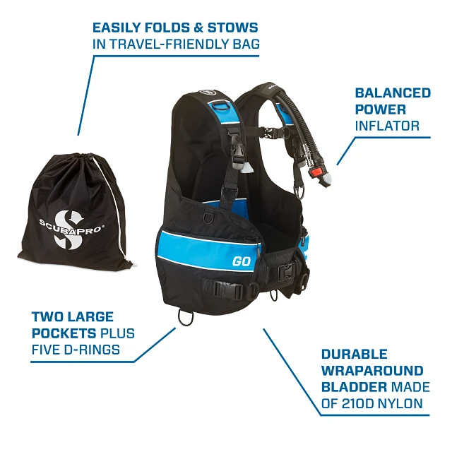 Go BCD, Quick Cinch, BPI, XL - SCUBAPRO Go BCD, Quick Cinch, BPI, XL - SCUBAPRO