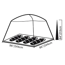 Copper Canyon LX 4 tent spec diagram