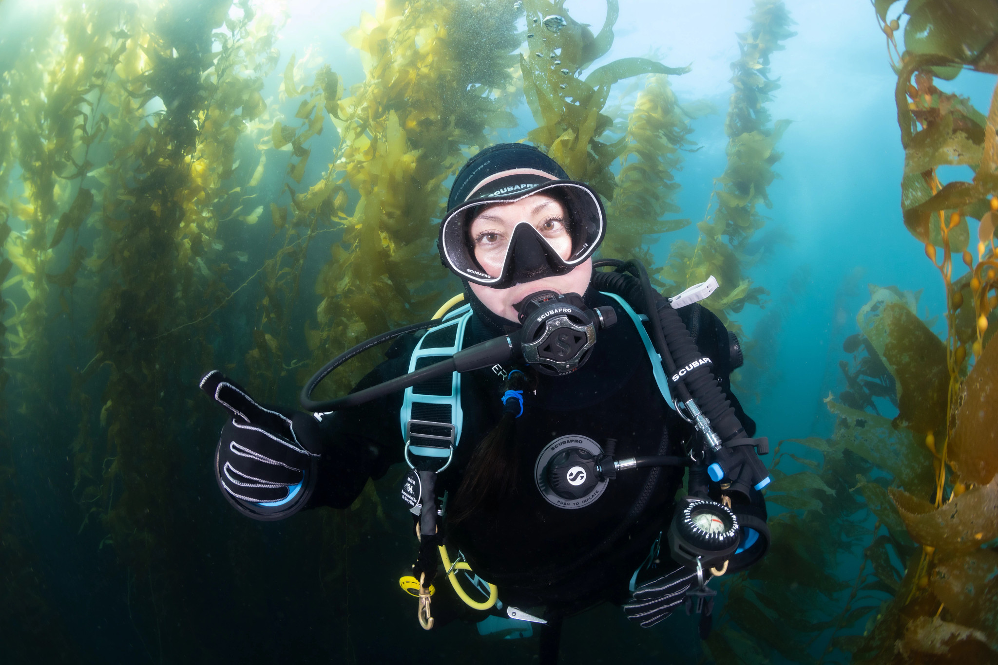 Time to Turn Around Scuba Hand Signal