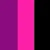 Noir/Violet/Rose