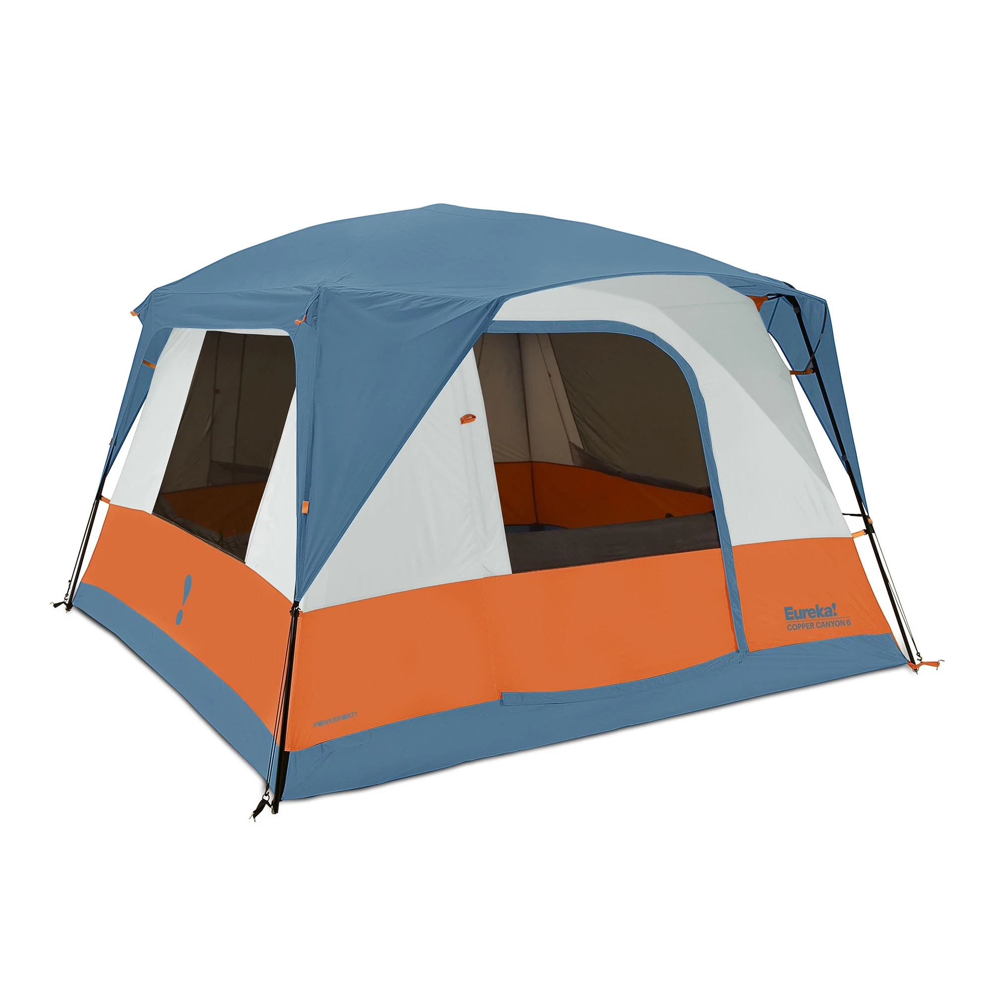Copper Canyon LX 6 Tent with rainfly and window open