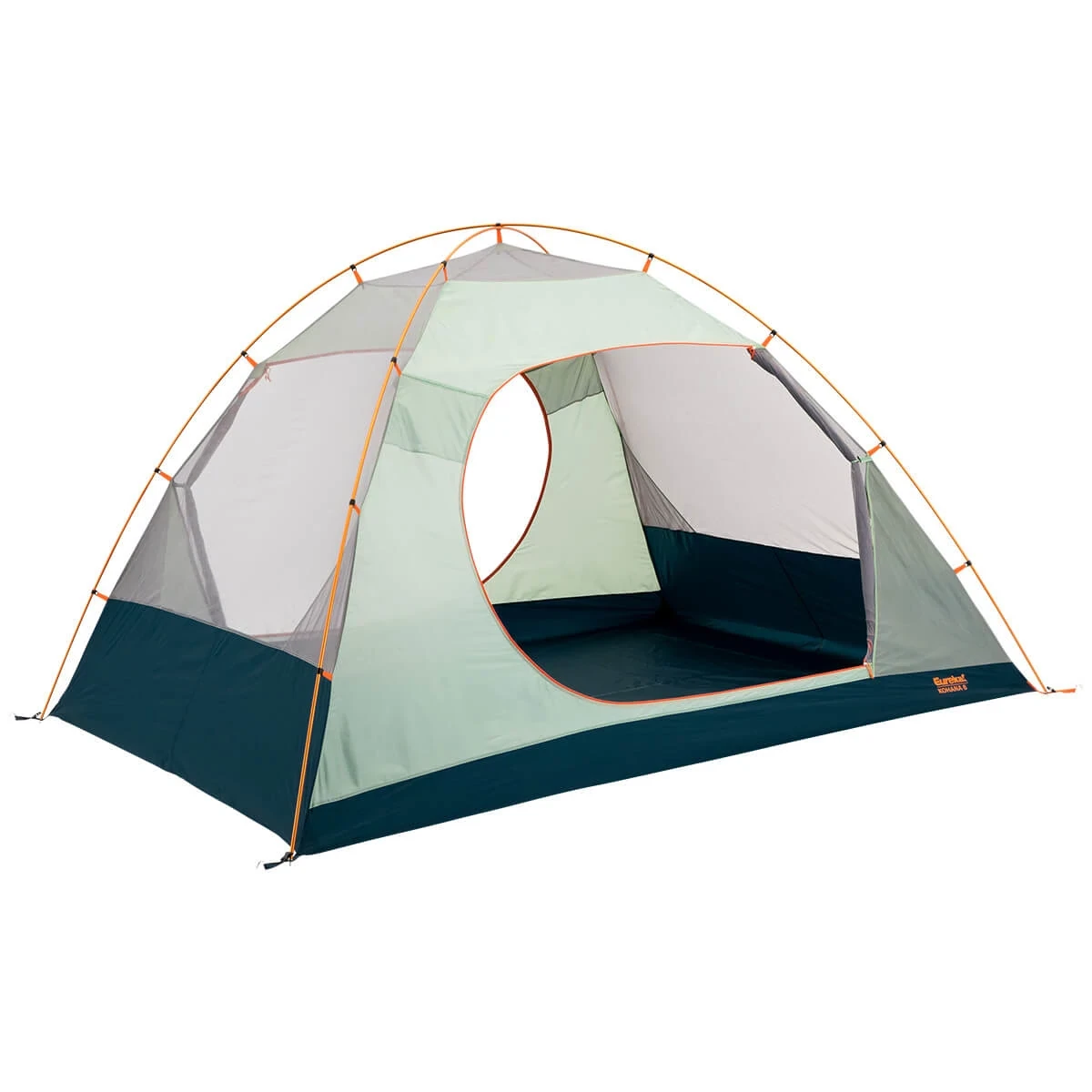 Kohana 6 tent with rainfly off and door open