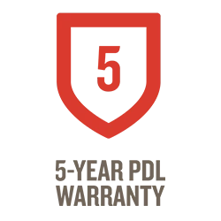 5-Year PDL Warranty