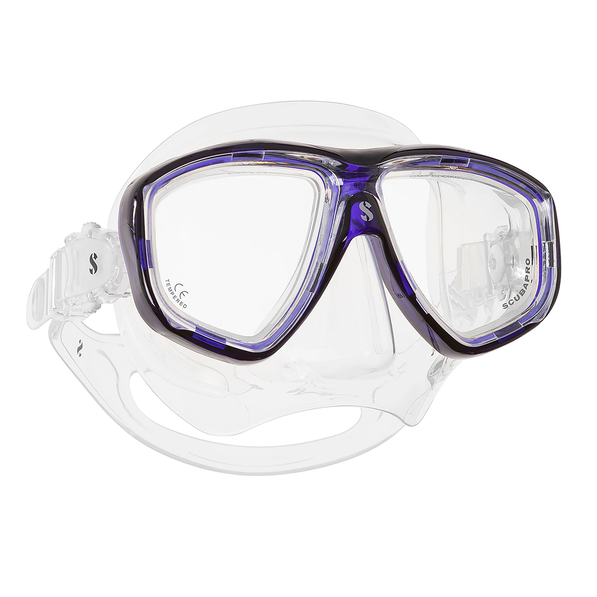 Flux Twin Dive Mask, Blue - SCUBAPRO