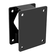 Back view of black, Raptor setback bracket