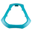 Vue de face d’un accessoire de cadre de couleur turquoise C370 sur fond blanc.