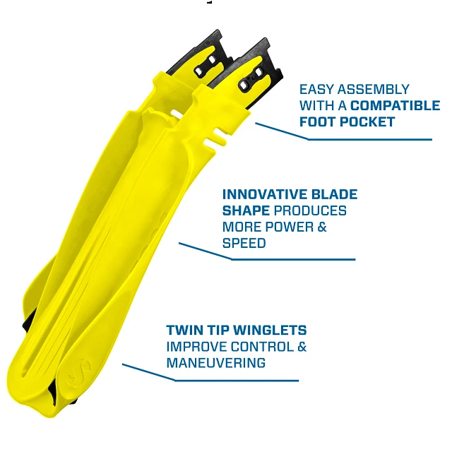 Seawing Supernova Blade, Yellow, Midi - SCUBAPRO Seawing Supernova Blade, Yellow, Midi - SCUBAPRO