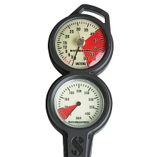 2-Gauge Console (Metal Compact PG, Compact DG) - SCUBAPRO 2-Gauge Console (Metal Compact PG, Compact DG) - SCUBAPRO