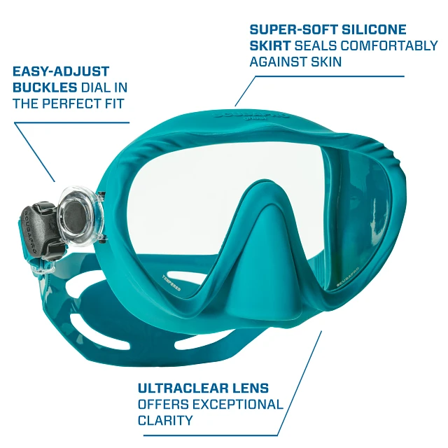 Ghost Dive Mask, Turquoise