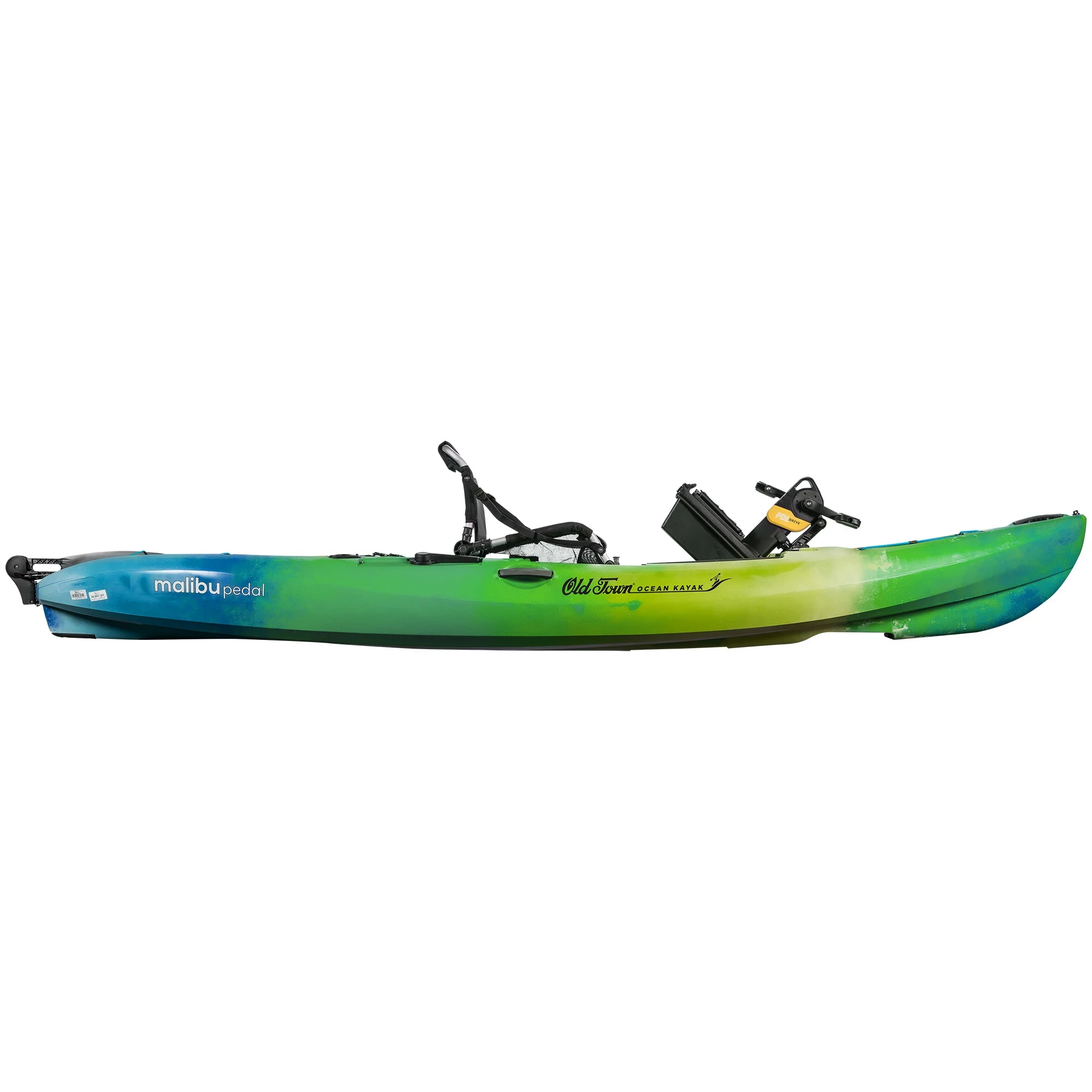 Ocean Kayak Malibu PDL - Ahi - Side View with Prop Up