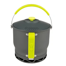 Back view of Eureka! Camp Café Boiling Kettle with handle up