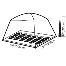 Copper Canyon LX 6 tent spec diagram