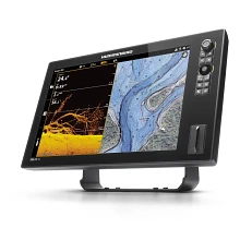 SOLIX 15 CHIRP MEGA Side Imaging GPS G2 front-side view displayed screen