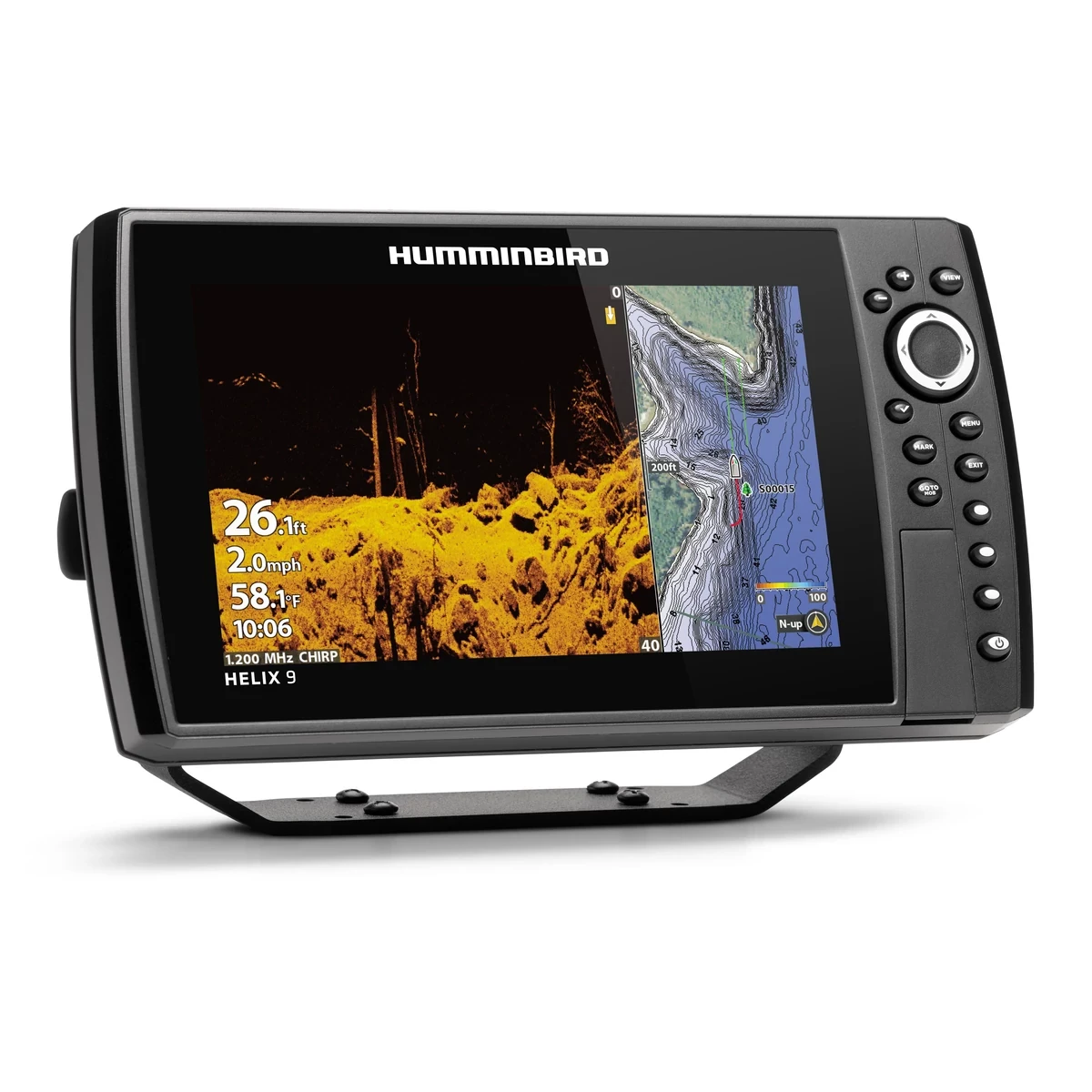HELIX 9 CHIRP MSI GPS G4N right angled view
