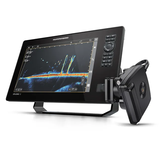 XPLORE 12 Fish Finder & MEGA Live 2 - Front View