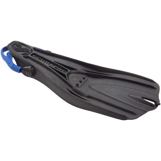 25.743.150, GO Travel Fin, Black w/Blue Strap, XS-S