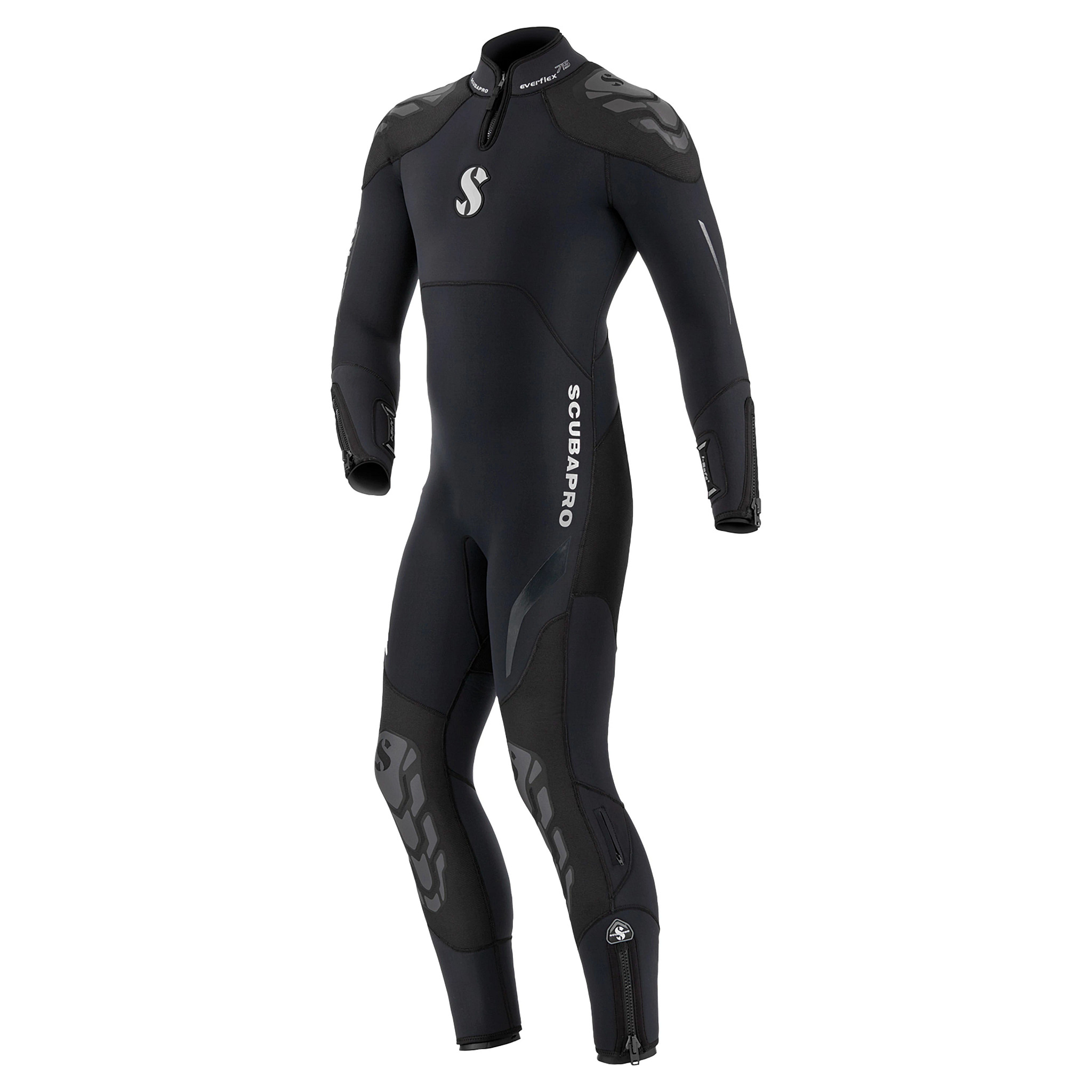 Water Pro Men Women Long Sleeve Zipper 5mm Full Body Diving Suit Wetsuit 