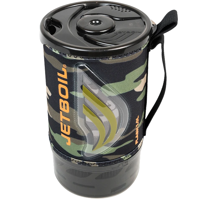 Packed Jetboil Flash 1.0L Dark Camo Fast Boil System