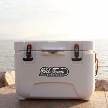 OT Sportsman Logo Sticker on Cooler