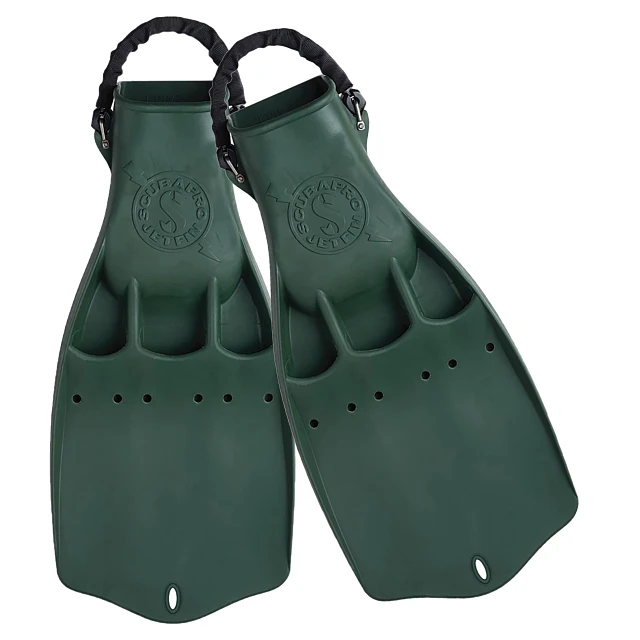 Jet Fin w/ Spring Heel Strap, Green