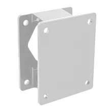 Back view of white, Raptor setback bracket