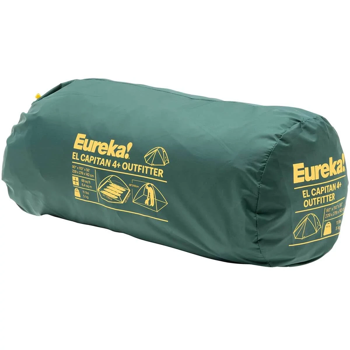 Packed Eureka! El Capitan 2+ Outfitter Tent in carry bag