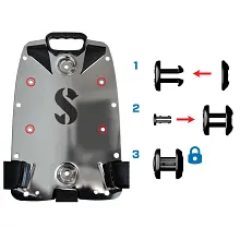 S-Tek Trim Weight Kit for Backplate Mount - SCUBAPRO