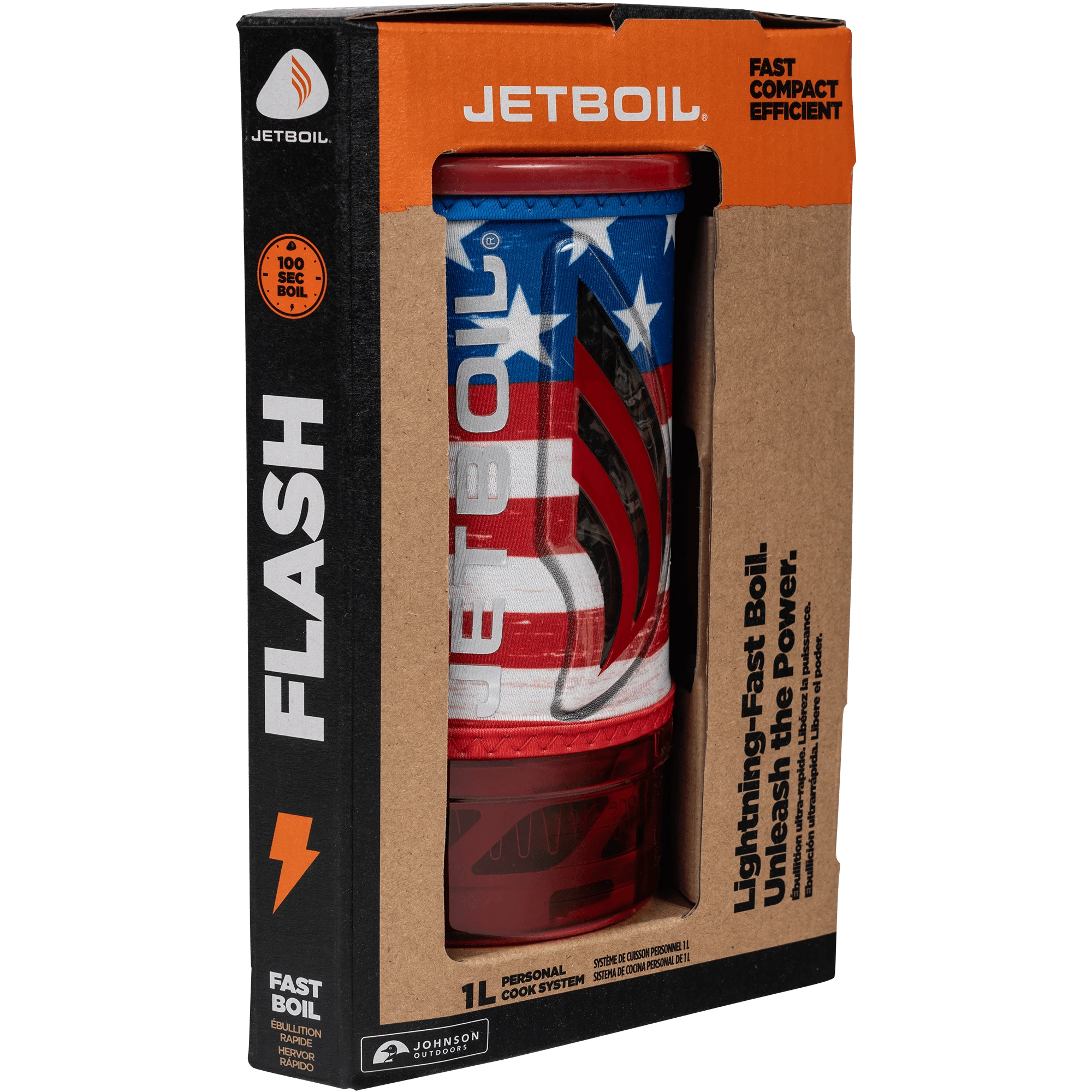 Jetboil Flash Cooking System Patriotic in Packaging