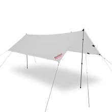 Trail Fly 14 pitch configuration option for shade. Poles sold separately.