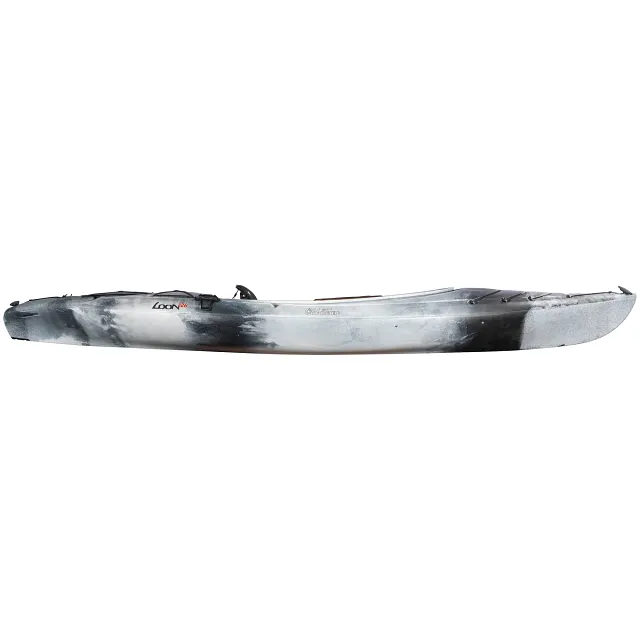 Side view of the Old Town Loon 126 Cinder recreational kayak