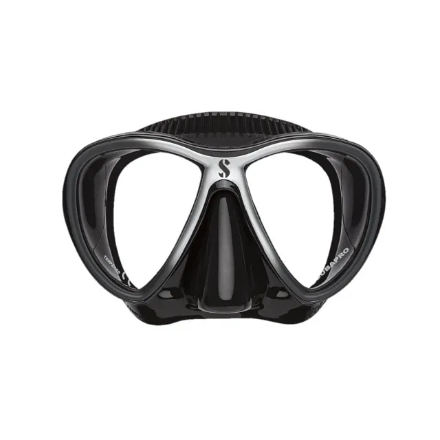 Synergy Twin Trufit Dive Mask, Black/Silver - SCUBAPRO