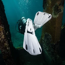 Modular Fin System Boot-Fit Pocket, White, M - SCUBAPRO Modular Fin System Boot-Fit Pocket, White, M - SCUBAPRO