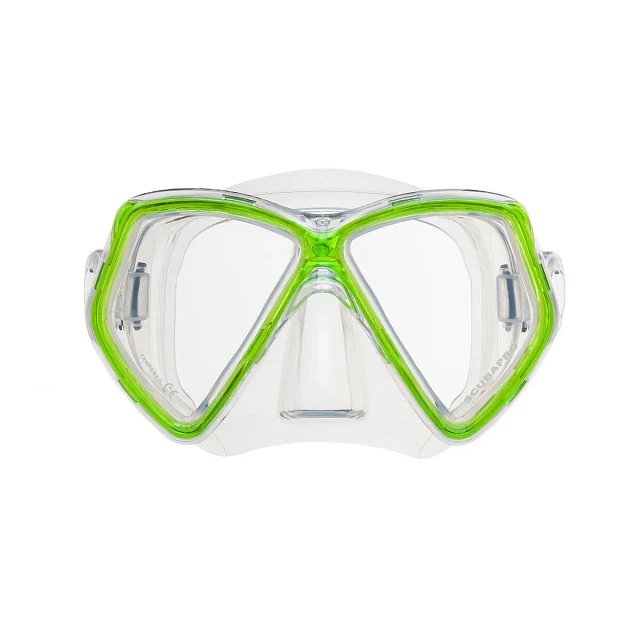 24.005.030, MASK MINI VU,TRANSPAR GREEN.