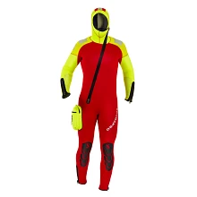 Oneflex Search and Rescue Hooded Steamer Wetsuit, Men, 7mm