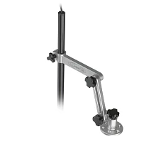 Closeup of MEGA 360 Universal adjustable bracket on mounting base