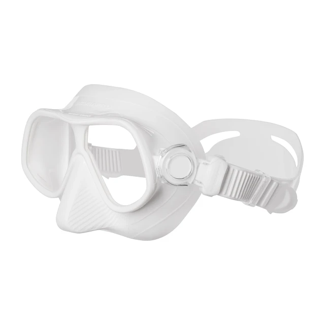 Steel Comp Dive Mask, White